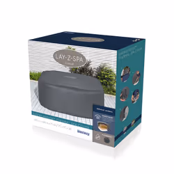 Bestway Lay-Z-Spa Housse thermique carrée EnergySense 1,80 m x 1,80 m x 71 cm - Vue supplémentaire 10
