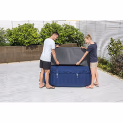 Bestway Lay-Z-Spa Housse thermique carrée EnergySense 1,80 m x 1,80 m x 71 cm - Vue supplémentaire 7