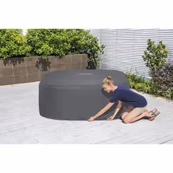Bestway Lay-Z-Spa Housse thermique carrée EnergySense 1,80 m x 1,80 m x 71 cm - Vue supplémentaire 8