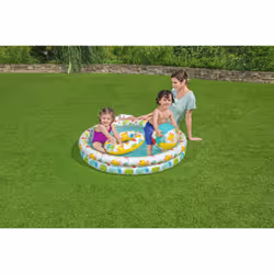 Bestway Kit piscine gonflable avec ballon de plage et bouée - Vue supplémentaire 17