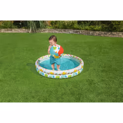 Bestway Kit piscine gonflable avec ballon de plage et bouée - Vue supplémentaire 18