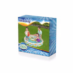Bestway Kit piscine gonflable avec ballon de plage et bouée - Vue supplémentaire 21