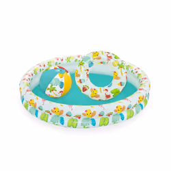Bestway Kit piscine gonflable avec ballon de plage et bouée - Vue supplémentaire 4