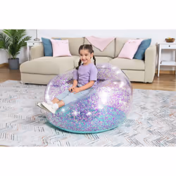 Bestway Fauteuil gonflable Glitter Dream Inflate-A-Chair pour enfants - Vue supplémentaire 5