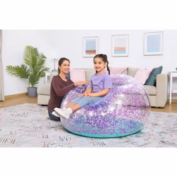 Bestway Fauteuil gonflable Glitter Dream Inflate-A-Chair pour enfants - Vue supplémentaire 7