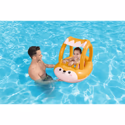 Bestway Bateau pneumatique pour bébé Friendly Fox avec parasol - Vue supplémentaire 10
