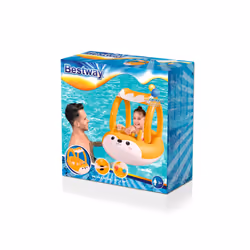 Bestway Bateau pneumatique pour bébé Friendly Fox avec parasol - Vue supplémentaire 19