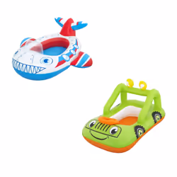 Bestway Bateau pneumatique pour bébé Lil' Navigator, Bateau bébé, Garçon/Fille, Couleurs assorties