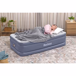 Bestway Matelas gonflable Tritech 1 place avec pompe électrique intégrée et revêtement antimicrobien 1,91 m x 97 cm x 51 cm - Vue supplémentaire 17