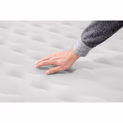 Bestway Matelas gonflable Fortech 2 places avec pompe électrique intégrée et revêtement antimicrobien 2,03 m x 1,52 m x 36 cm