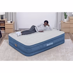 Bestway Matelas gonflable Fortech Snugable Top 2 places avec pompe électrique intégrée et revêtement antimicrobien 2,03 m x 1,52 m x 46 cm - Vue supplémentaire 19