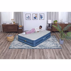 Bestway Matelas gonflable Fortech Snugable Top 2 places avec pompe électrique intégrée et revêtement antimicrobien 2,03 m x 1,52 m x 46 cm - Vue supplémentaire 21