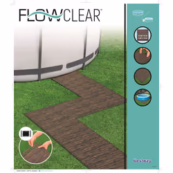 Bestway Flowclear Protecteur de sol de piscine décoratif 50 cm x 50 cm - Vue supplémentaire 15