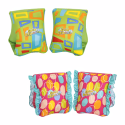 Bestway Swim Safe ABC Brassards gonflables tissu AquaStar S/M, Brassards de nage, Garçon/Fille, Tissu, Couleurs assorties