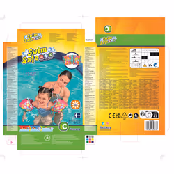 Bestway Swim Safe ABC Brassards gonflables tissu AquaStar S/M - Vue supplémentaire 28