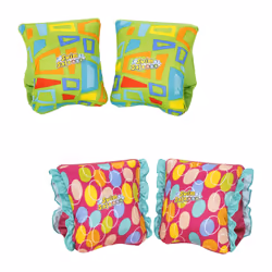 Bestway Swim Safe ABC Brassards gonflables tissu AquaStar M/L, Brassards de nage, Garçon/Fille, Tissu, Couleurs assorties