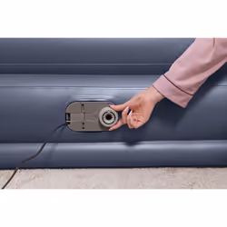 Bestway Lit gonflable matelas 2 places Tritech QuadComfort avec pompe électrique intégrée et revêtement antimicrobien 2,03 m x 1,52 m x 51 cm