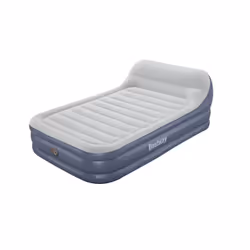 Bestway Lit gonflable matelas 2 places Tritech SleekFlow avec tête de lit et pompe électrique intégrée et revêtement antimicrobien 2,26 m x 1,52 m x 84 cm - Vue supplémentaire 11