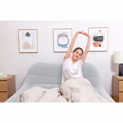 Bestway Lit gonflable matelas 2 places Tritech SleekFlow avec tête de lit et pompe électrique intégrée et revêtement antimicrobien 2,26 m x 1,52 m x 84 cm - Vue supplémentaire 21