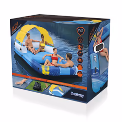 Bestway Hydro-Force Île gonflable Summer Oasis 4 personnes 3,05 m x 1,86 m x 58 cm - Vue supplémentaire 38