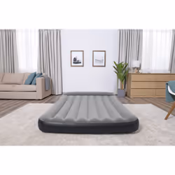 Bestway Matelas gonflable Tritech 2 places avec pompe électrique intégrée 1,91 m x 1,37 m x 30 cm