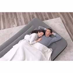 Bestway Matelas gonflable Tritech 2 places avec pompe électrique intégrée 2,03 m x 1,52 m x 30 cm