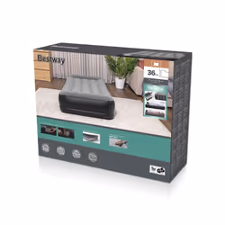 Bestway Matelas gonflable Tritech 1 place avec pompe électrique intégrée 1