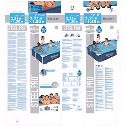 Bestway Steel Pro © Piscine hors sol rectangulaire 2,21 m x 1,50 m x 43 cm - Vue supplémentaire 12