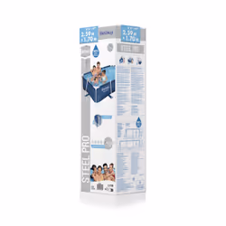 Bestway © Steel Pro Piscine hors sol rectangulaire 2,59 m x 1,70 m x 61 cm - Vue supplémentaire 13