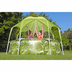Bestway Piscine hors sol ronde Splash-in-Shade avec parasol UV Careful - Vue supplémentaire 12