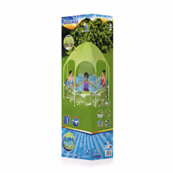 Bestway Piscine hors sol ronde Splash-in-Shade avec parasol UV Careful - Vue supplémentaire 17