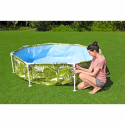 Bestway Piscine hors sol ronde Splash-in-Shade avec parasol UV Careful - Vue supplémentaire 5