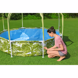 Bestway Piscine hors sol ronde Splash-in-Shade avec parasol UV Careful - Vue supplémentaire 8
