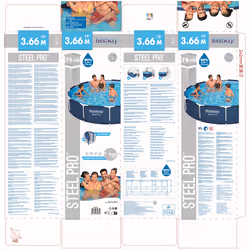 Bestway Steel Pro Kit piscine hors sol ronde 3,66 m x 76 cm - Vue supplémentaire 13