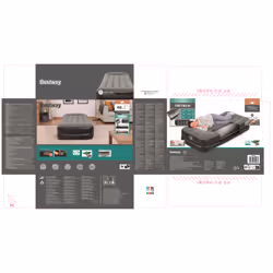 Bestway Matelas gonflable Tritech 1 place avec pompe électrique intégrée et revêtement antimicrobien 191 x 97 x 46 cm - Vue supplémentaire 28