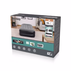 Bestway Matelas gonflable Tritech 1 place avec pompe électrique intégrée et revêtement antimicrobien 191 x 97 x 46 cm - Vue supplémentaire 29