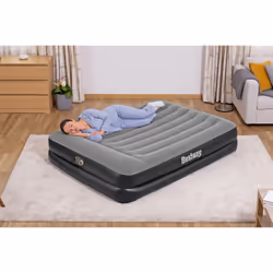 Bestway Lit gonflable matelas 2 places Tritech avec pompe électrique intégrée et revêtement antimicrobien 203 x 152 x 46 cm - Vue supplémentaire 15
