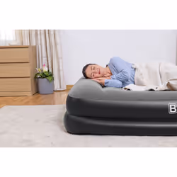 Bestway Lit gonflable matelas 2 places Tritech avec pompe électrique intégrée et revêtement antimicrobien 203 x 152 x 46 cm - Vue supplémentaire 16
