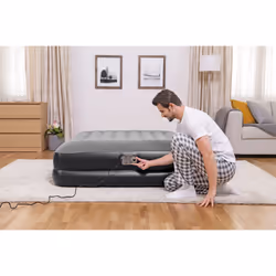 Bestway Lit gonflable matelas 2 places Tritech avec pompe électrique intégrée et revêtement antimicrobien 203 x 152 x 46 cm - Vue supplémentaire 23