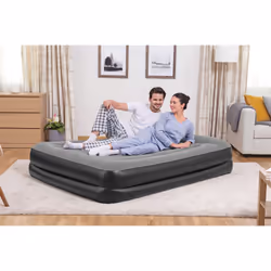 Bestway Lit gonflable matelas 2 places Tritech avec pompe électrique intégrée et revêtement antimicrobien 203 x 152 x 46 cm - Vue supplémentaire 7