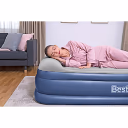 Bestway Matelas gonflable Tritech 1 place avec pompe électrique intégrée et revêtement antimicrobien 191 x 97 x 46 cm - Vue supplémentaire 21