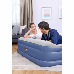 Bestway Lit gonflable matelas 2 places Tritech avec pompe électrique intégrée et revêtement antimicrobien 203 x 152 x 46 cm - Vue supplémentaire 19