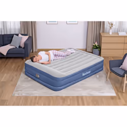 Bestway Lit gonflable matelas 2 places Tritech avec pompe électrique intégrée et revêtement antimicrobien 203 x 152 x 46 cm - Vue supplémentaire 20
