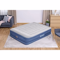 Bestway Lit gonflable matelas 2 places Tritech avec pompe électrique intégrée et revêtement antimicrobien 203 x 152 x 46 cm - Vue supplémentaire 4