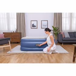 Bestway Lit gonflable matelas 2 places Tritech avec pompe électrique intégrée et revêtement antimicrobien 2,03 m x 1,52 m x 56 cm - Vue supplémentaire 16