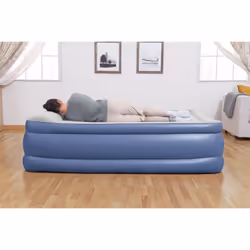 Bestway Lit gonflable matelas 2 places Tritech avec pompe électrique intégrée et revêtement antimicrobien 2,03 m x 1,52 m x 56 cm - Vue supplémentaire 17