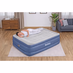 Bestway Lit gonflable matelas 2 places Tritech avec pompe électrique intégrée et revêtement antimicrobien 2,03 m x 1,52 m x 56 cm - Vue supplémentaire 21