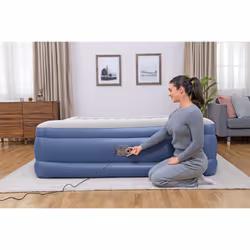 Bestway Lit gonflable matelas 2 places King en Tritech avec pompe électrique intégrée et revêtement antimicrobien 2,03 m x 1,93 m x 56 cm - Vue supplémentaire 17