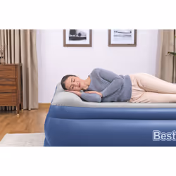 Bestway Lit gonflable matelas 2 places King en Tritech avec pompe électrique intégrée et revêtement antimicrobien 2,03 m x 1,93 m x 56 cm - Vue supplémentaire 20