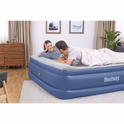 Bestway Lit gonflable matelas 2 places King en Tritech avec pompe électrique intégrée et revêtement antimicrobien 2,03 m x 1,93 m x 56 cm - Vue supplémentaire 21